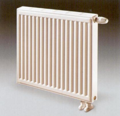Grzejnik zasilany od do�u z zaworem Stelrad Novello d�. 400-3000 wys 500