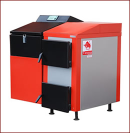 Kocio� w�glowy z podajnikiem �limakowym 100 kW Taurus Bizon